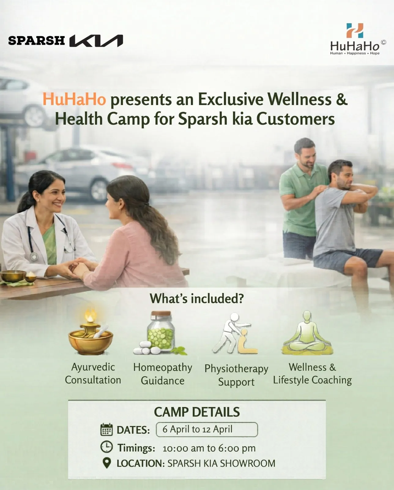 Wellness & Health Camp &mdash; Sparsh Kia
