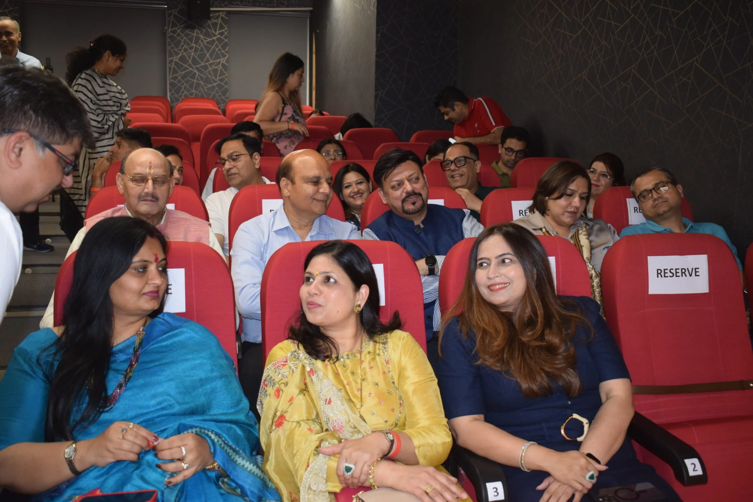 Guests at a HuHaHo evening in Moti Nagar