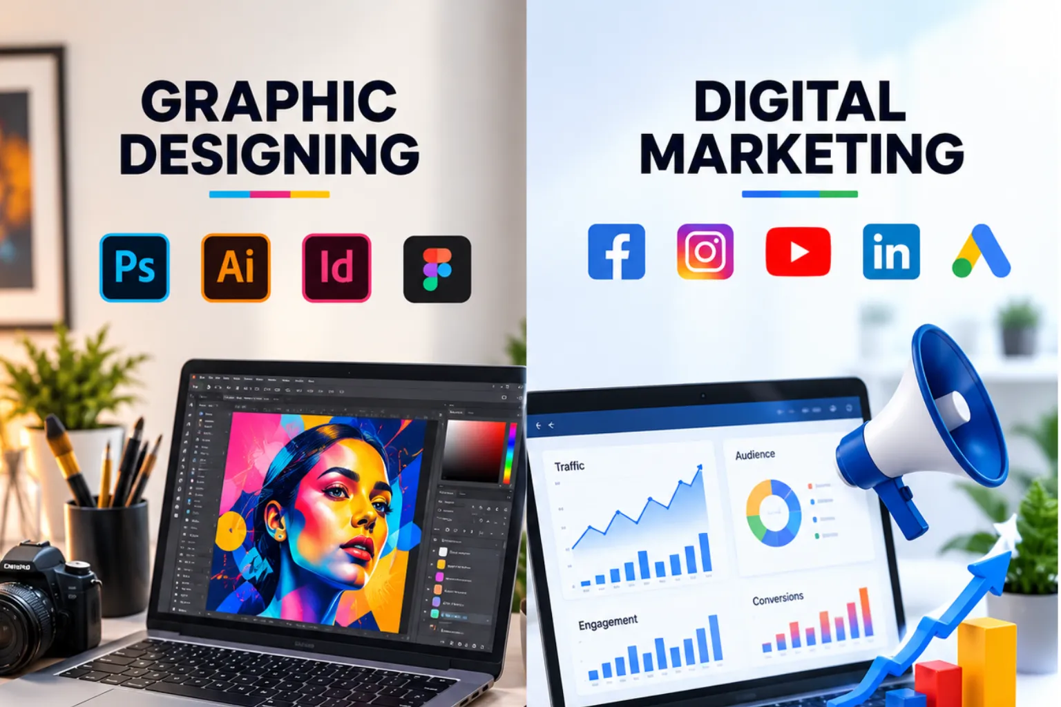 Graphic Designing & Digital Marketing